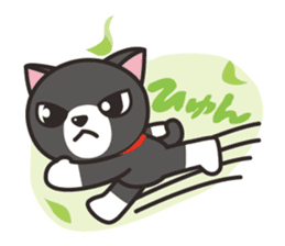 Nya-san of black cat sticker #7527803