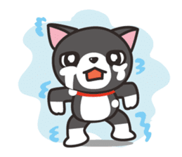 Nya-san of black cat sticker #7527804