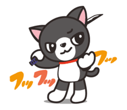 Nya-san of black cat sticker #7527806