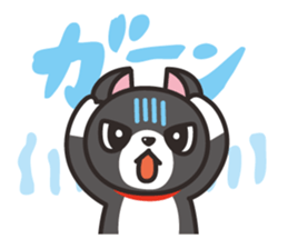 Nya-san of black cat sticker #7527815