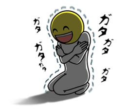 Scary Smile Sticker sticker #7528933