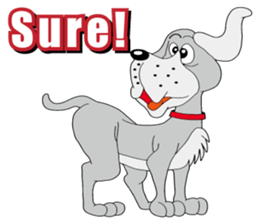 The Dog Paradise sticker #7529301