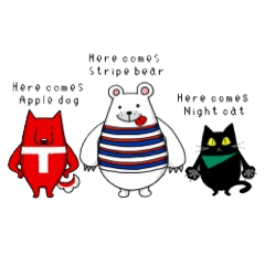 with Stripe bear(English)