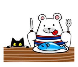 with Stripe bear(English) sticker #7529720