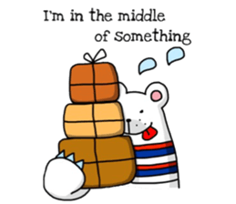 with Stripe bear(English) sticker #7529726