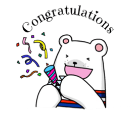 with Stripe bear(English) sticker #7529731