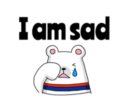 with Stripe bear(English) sticker #7529733