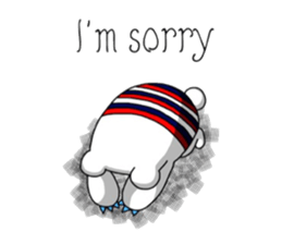 with Stripe bear(English) sticker #7529735