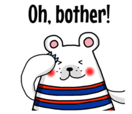 with Stripe bear(English) sticker #7529739