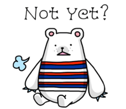 with Stripe bear(English) sticker #7529741