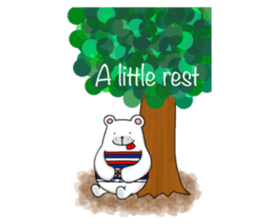 with Stripe bear(English) sticker #7529745