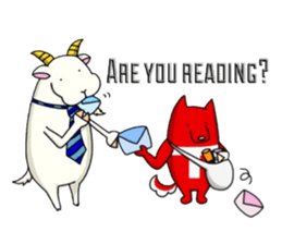 with Stripe bear(English) sticker #7529746