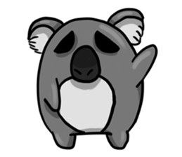 Buay kem The Sad Face Koala sticker #7530468
