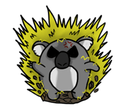 Buay kem The Sad Face Koala sticker #7530469