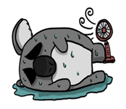 Buay kem The Sad Face Koala sticker #7530472