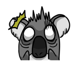 Buay kem The Sad Face Koala sticker #7530474