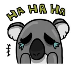 Buay kem The Sad Face Koala sticker #7530479