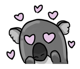 Buay kem The Sad Face Koala sticker #7530482