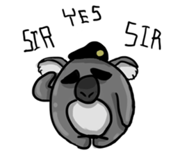 Buay kem The Sad Face Koala sticker #7530484