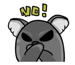Buay kem The Sad Face Koala sticker #7530486