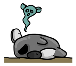 Buay kem The Sad Face Koala sticker #7530489