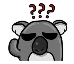 Buay kem The Sad Face Koala sticker #7530491