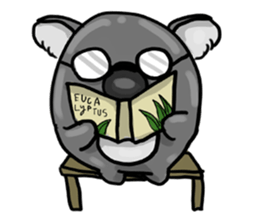 Buay kem The Sad Face Koala sticker #7530492