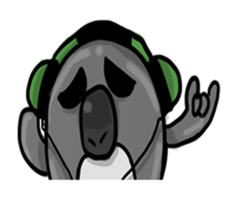 Buay kem The Sad Face Koala sticker #7530493