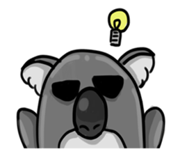 Buay kem The Sad Face Koala sticker #7530497