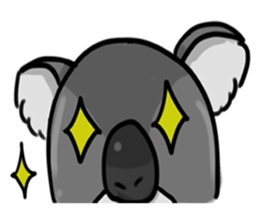 Buay kem The Sad Face Koala sticker #7530505