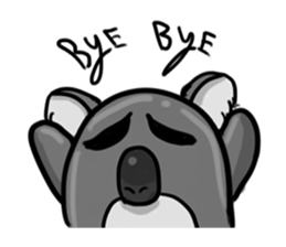 Buay kem The Sad Face Koala sticker #7530507