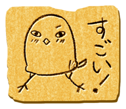 The humorous bird sticker #7530550