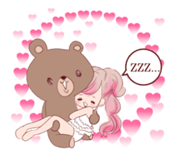 LOVE LOVE LOVE KAWAII PinkGirl sticker #7531463