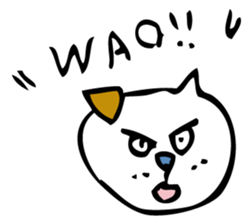 darkness dog sticker #7531969