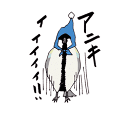 rabbit and Birds live at ther own pace sticker #7532078