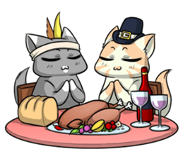 CatRabbit: Thanksgiving sticker #7532112