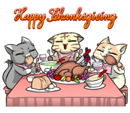 CatRabbit: Thanksgiving sticker #7532114