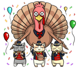 CatRabbit: Thanksgiving sticker #7532123