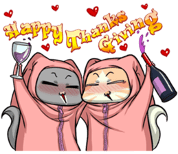 CatRabbit: Thanksgiving sticker #7532137