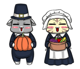 CatRabbit: Thanksgiving sticker #7532146