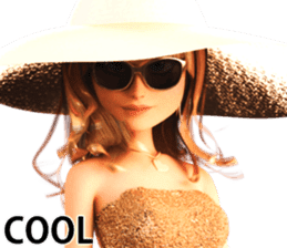 The Beautiful Woman with the Gold Hat sticker #7532215