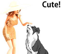 The Beautiful Woman with the Gold Hat sticker #7532220