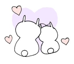 u-suke&usako sticker #7532306