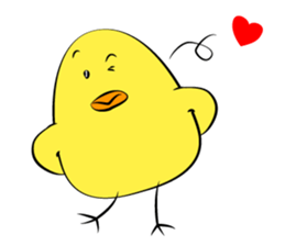 Chick The PIYOTAROU sticker #7532834