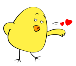 Chick The PIYOTAROU sticker #7532835