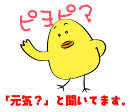 Chick The PIYOTAROU sticker #7532852