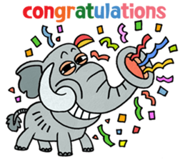 Elephant nose magic nose! sticker #7532989