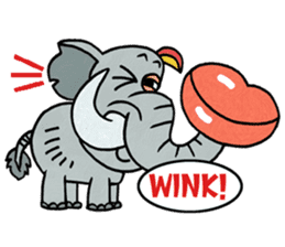 Elephant nose magic nose! sticker #7532992