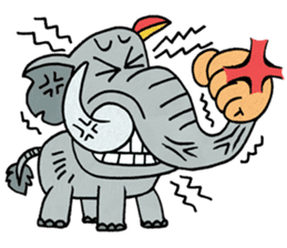 Elephant nose magic nose! sticker #7532993
