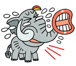 Elephant nose magic nose! sticker #7533003